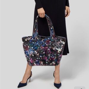 MZ Wallace Shoulder Bag RARE Jewel Print Large Metro Tote
